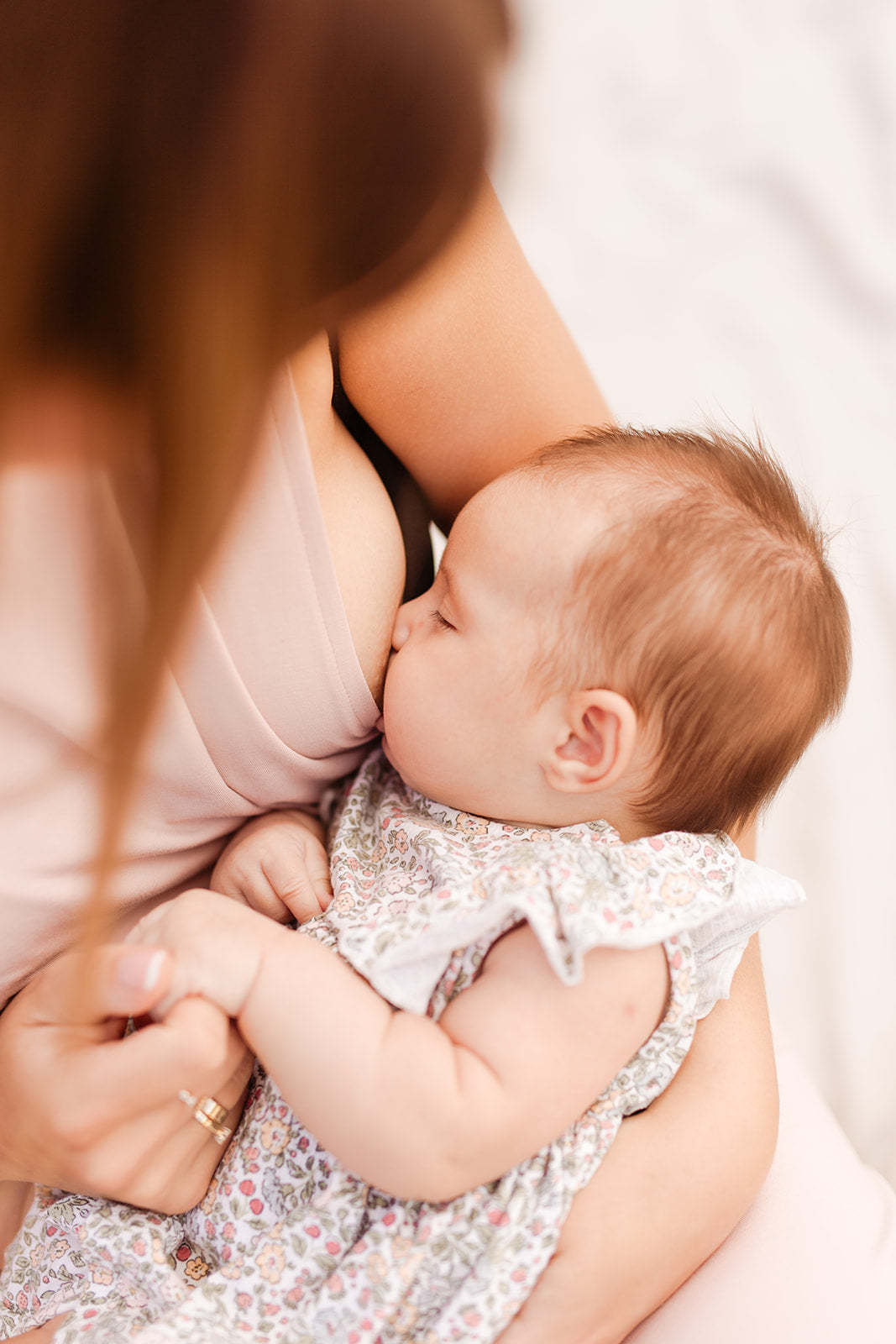 Elegant Maternity & Nursing Dress – Bamboo Viscose | Adjustable Tie Belt & Easy Nursing Access